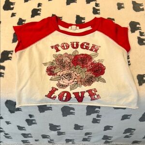 Tough Love cropped Shirt